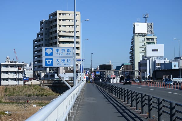 神奈川・東京県境
