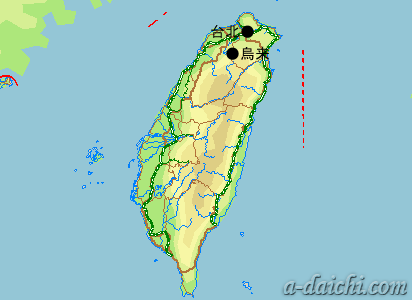 台湾旅行地図