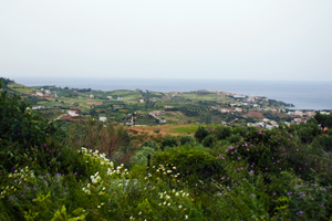 車窓からの風景（クレタ島）
