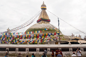 ネパール最大のストゥーパ・ボダナート