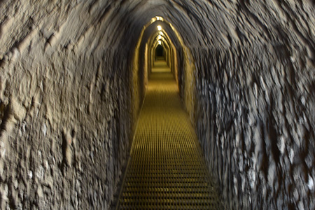 チョルーラ遺跡のトンネル