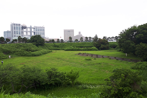 品川台場跡の内部