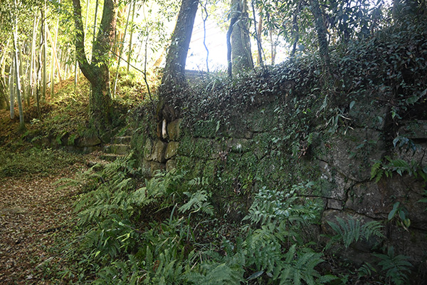 笠間城本丸の石垣