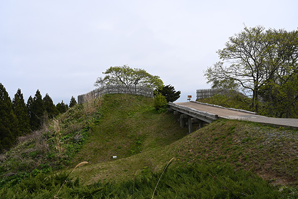 勝山館の搦め手の守り