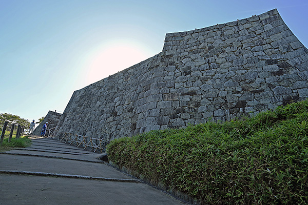 二本松城本丸の石垣