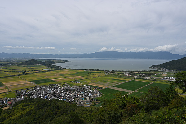 鎌刃城の大石垣