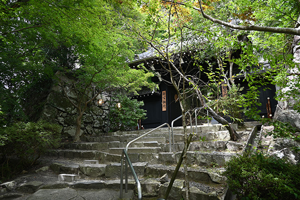 八幡山城本丸の瑞龍寺山門