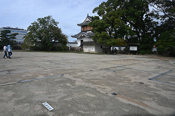 岡山城中の段と月見櫓