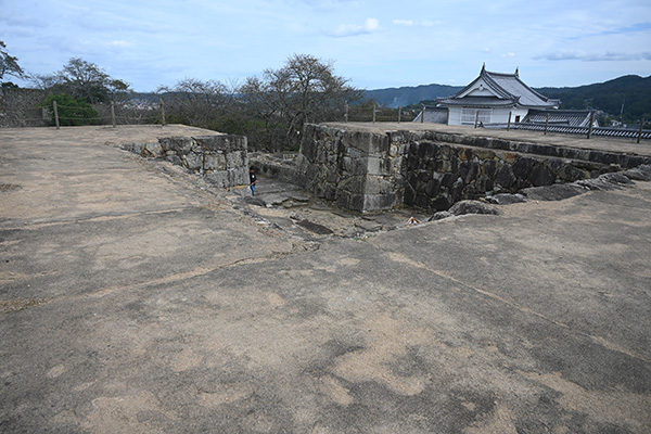 津山城天守台上部