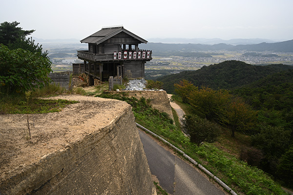 鬼ノ城角楼跡から望む風景