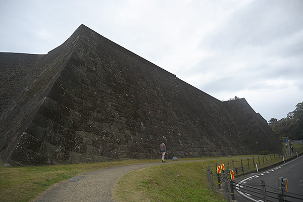 仙台城 本丸北壁石垣