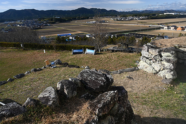 田丸城天守台から望む眺望