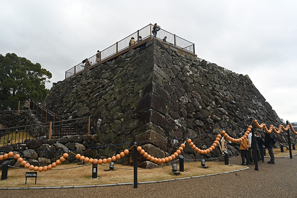 大和郡山城の天守台