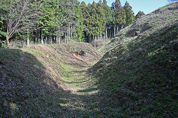 宇陀松山城の空堀