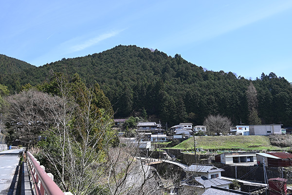 千早城が建てられた金剛山中腹