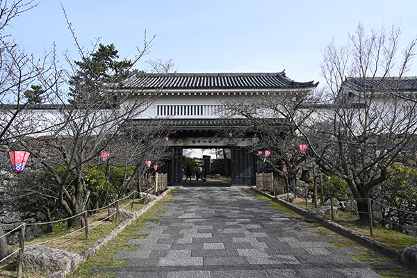 岸和田城の大手櫓門