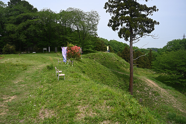 杉山城本郭跡