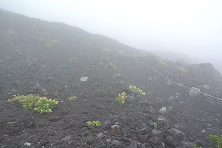 富士山六合目すぎ