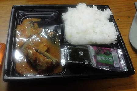 富士山山小屋の朝食