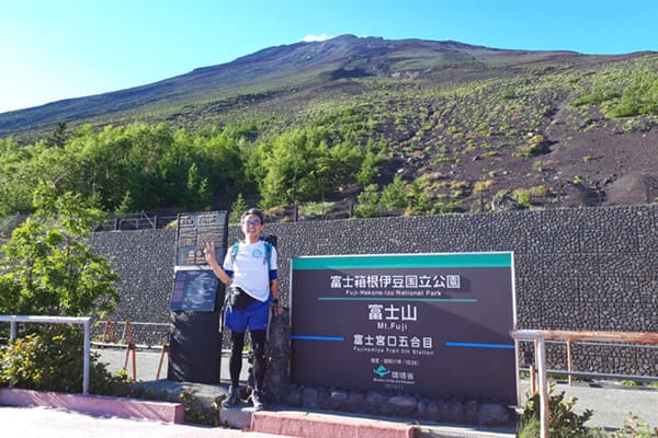 富士宮五合目から望む富士山