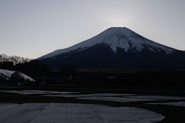 ダイヤモンド終了後の富士山