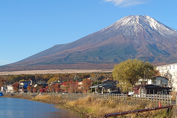 富士山と山中湖