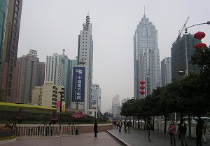 深圳の中心街