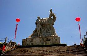 鹿回頭公園の鹿の像