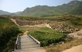 丸都山城の城壁