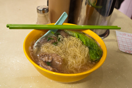 香港のラーメン