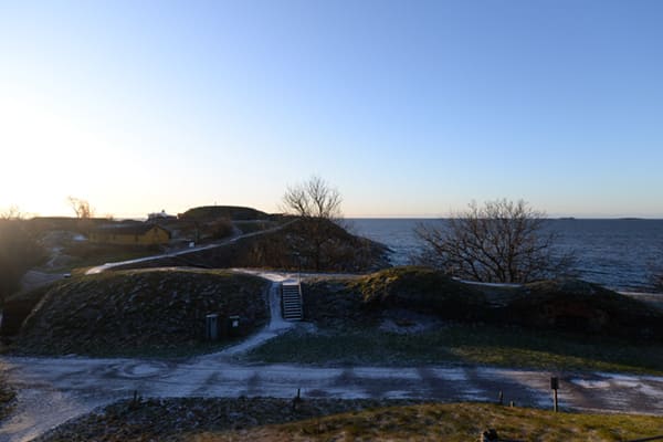 海辺に築かれたスオメリンナ要塞