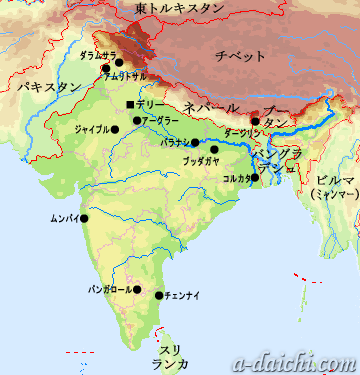 インド地図