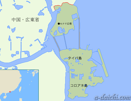 マカオ地図