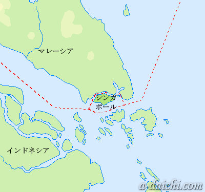 シンガポール地図