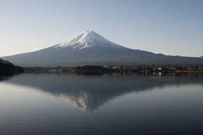 逆さ富士