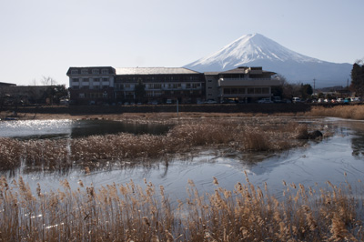 八木崎公園から見る富士山