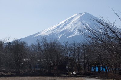 八木崎公園から見る富士山