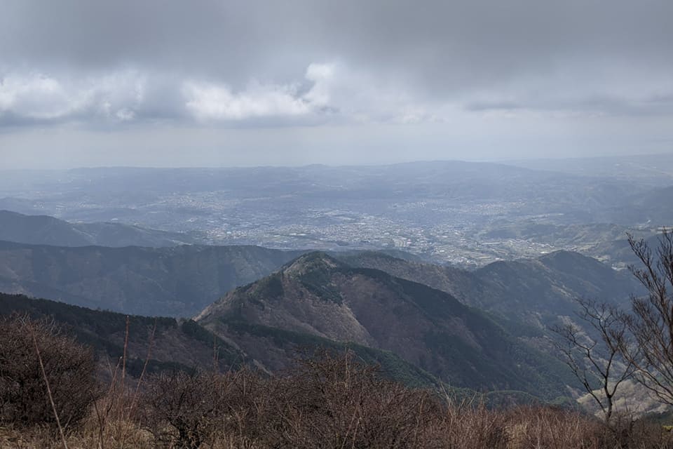 秦野市方面の眺望