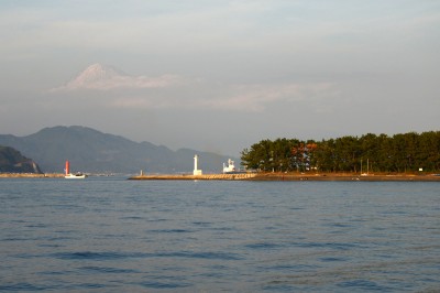 水上バスから見る富士山