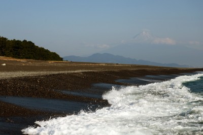 三保の松原からの富士山