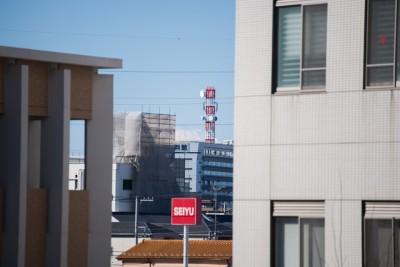 川崎市・幸警察署横の歩道橋から