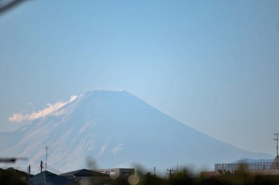 横浜能楽堂からの富士山